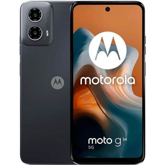 Motorola Moto G34 4 Go/128 Go Noir (Charcoal Black) Double SIM XT2363-2