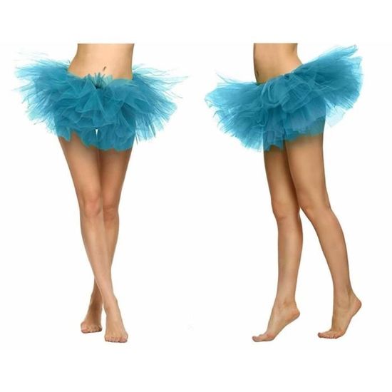 Jupe En Tulle 6 Couches Tutu Mini Pour Adulte – Jupe De Ballet Princesse Moelleuse à Pois, Idéale Soirée & Danse