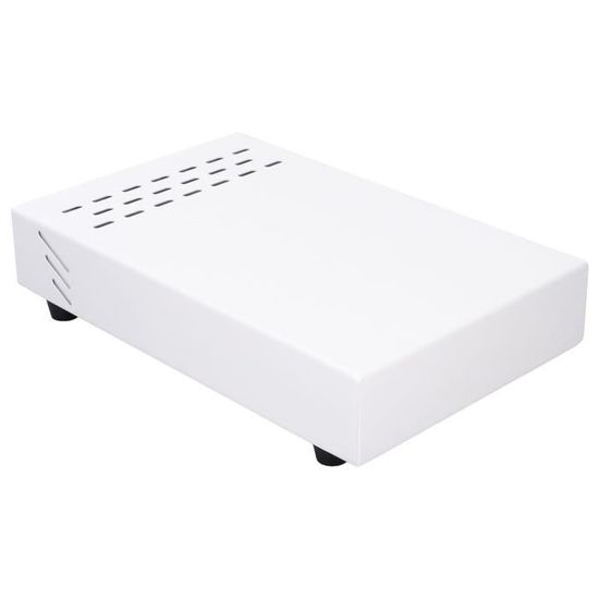 Boîte à Marc De Café Inox Avec Tiroir Et Barre Frappe Caoutchoutée – Knock Box Professionnelle Blanche Pour Bar Et Maison