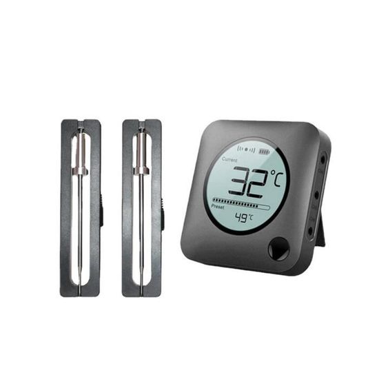 Thermomètre pour barbecue Bluetooth sans fil, résistant à la température  300 °C, rappel d'alarme, étanche IP67 - Cdiscount Maison