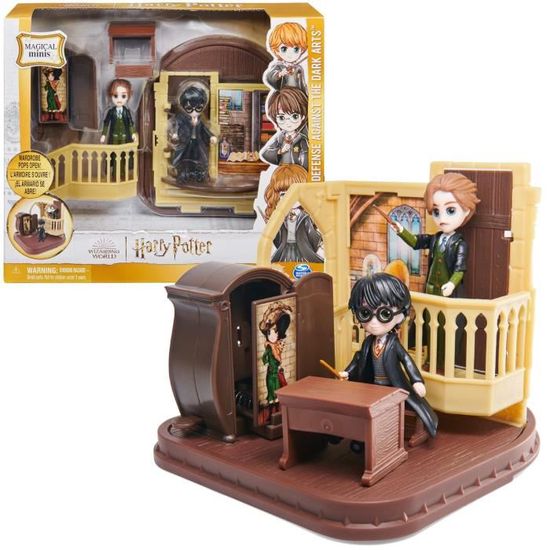 Wizarding World Harry Potter, Magical Minis Set di Gioco I Tre Manici di Scopa con 2 Personaggi e 5 Accessori, Giocattoli per Bambini dai 6 Anni in su