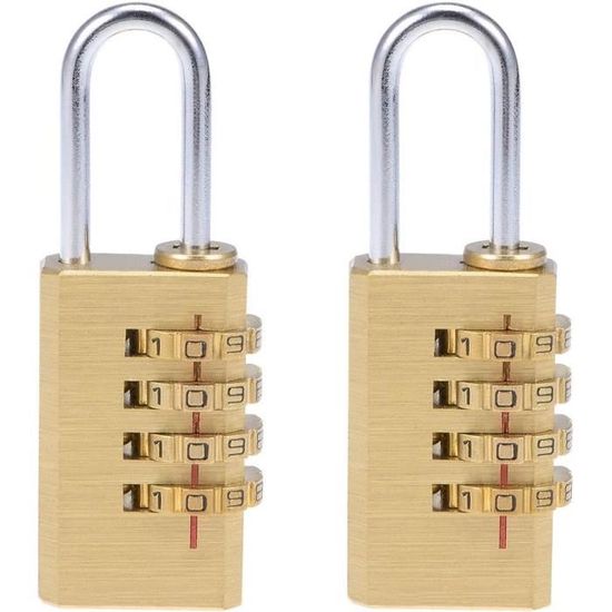 Verrou Cadenas Résistant Silverline 10 Chiffres - Acier 38mm