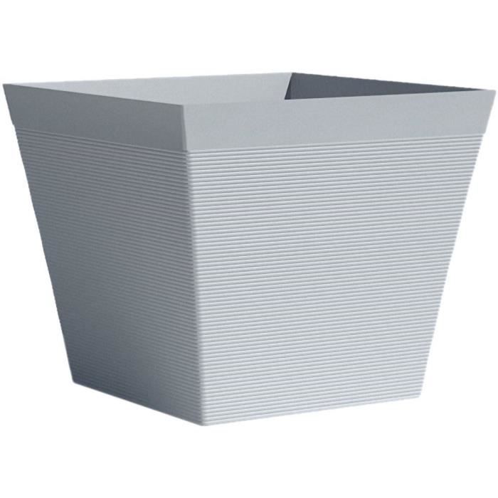 Pot carré GARDEN ID Care Impact 39 x 33 cm Garanti 100% recyclé UVgel résistant - vue 2