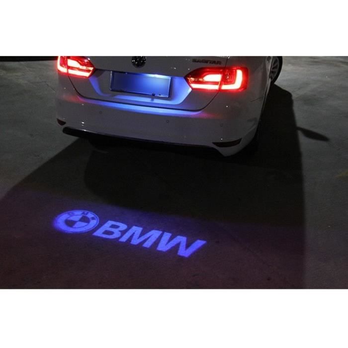 Logo coffre Bmw LED Bleu de Courtoisie Ghost Shadow Light voiture