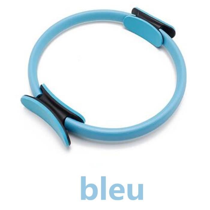 Premium Velcro Yoga Pilates Anneau Perte de Poids Fitness Fitness Formation PP + NBR Matériel Yoga Cerc l bleu