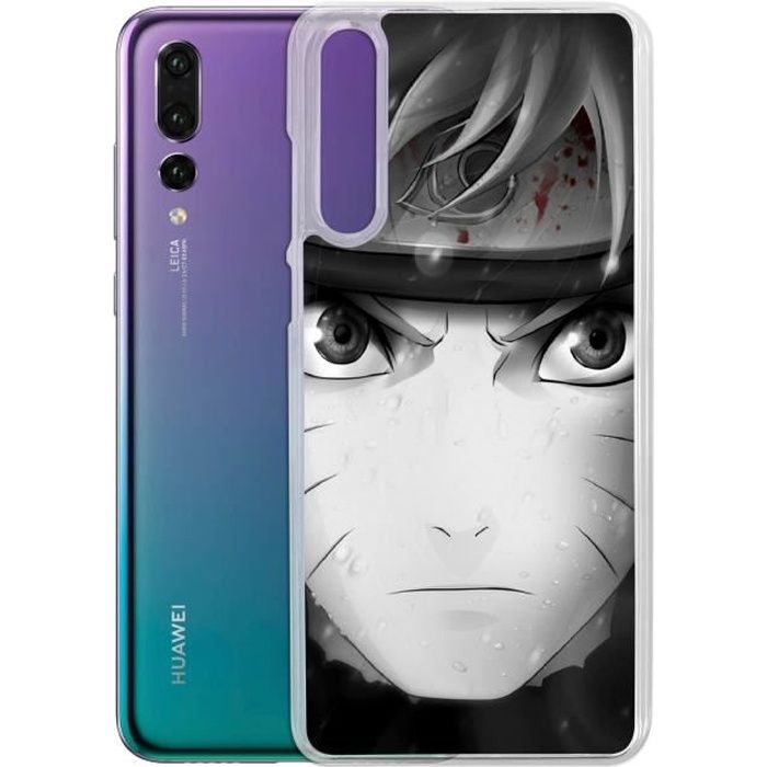 Coque Huawei P20 LITE - Naruto Noir Et Blanc