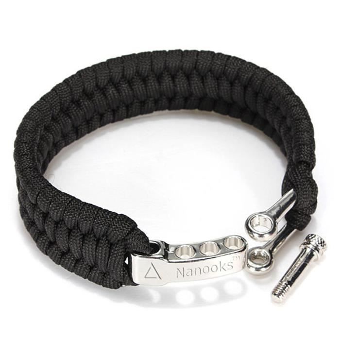 OUTILLAGE DE CAMPINGParacord Corde extérieure survie Bracelet en acier Camping 1 Boucle manille XZQ50418381A_365