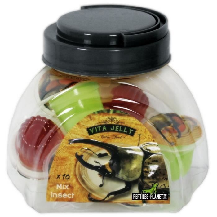 Nourriture Vita Jelly Mix Insectes 10 Pièces REPTILES-PLANET