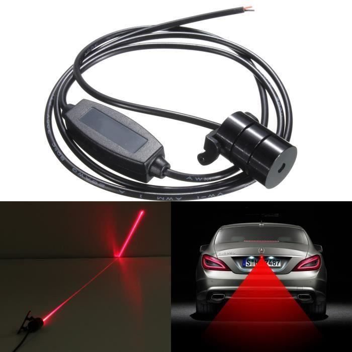 IPX4 Led Lampe Laser Rouge 3B 650nm Brouillard Feu Arrière Auto Voiture Anti-Collision FR56224