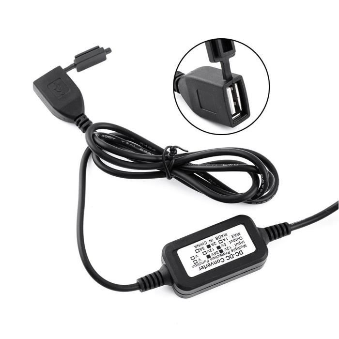 Chargeur de prise de port d'alimentation USB étanche pour GPS Smart Phone de moto