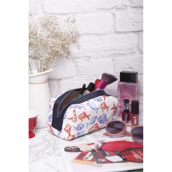 AnemosS Aquarium Trousse de Toilette Voyage, Organisateur cosmétique, Sac de maquillage pour Femmes