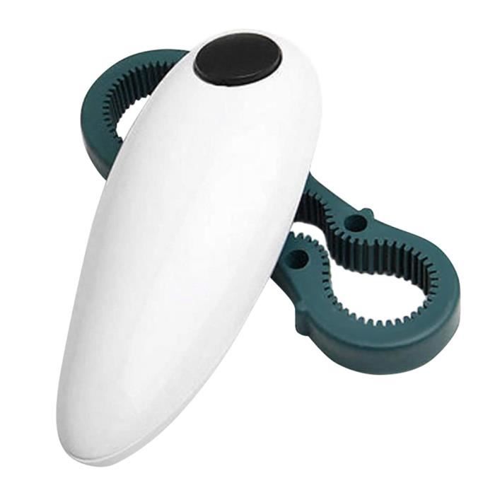 Ustensile de cuisine,Ouvre boîte électrique automatique à bords lisses, pour la maison, la cuisine, le Restaurant - Type WHITE