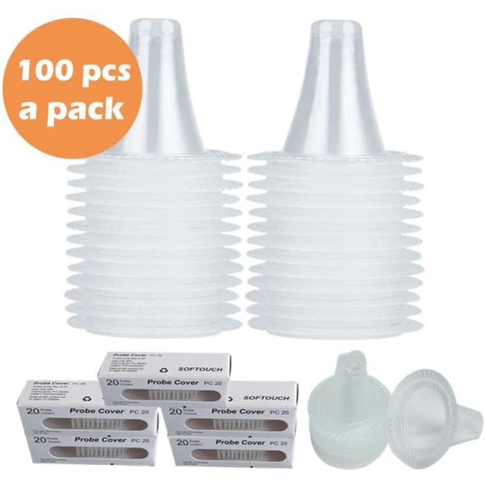 Embout Thermometre Braun 100 Pcs Embouts Thermoscan Braun Jetables filtre Thermomètre Auriculaire