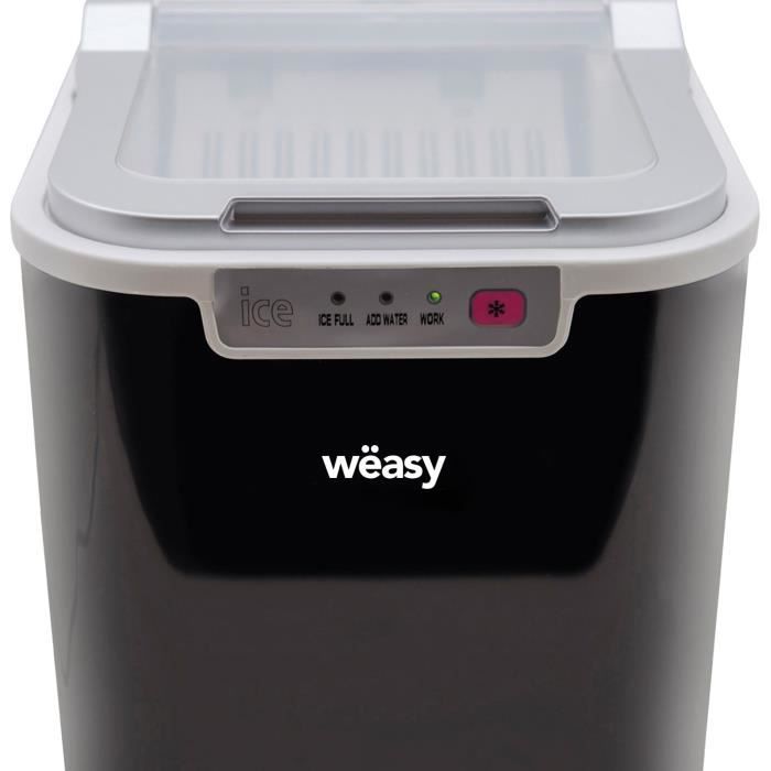 WEASY KW12 - Machine à glaçons 12 kg - Noir