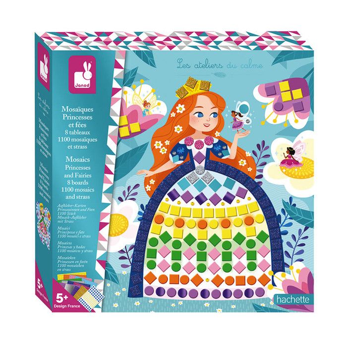 Kit Créatif - Mosaïques Princesses et Fées - Les Ateliers du Calme - Dès 5 ans