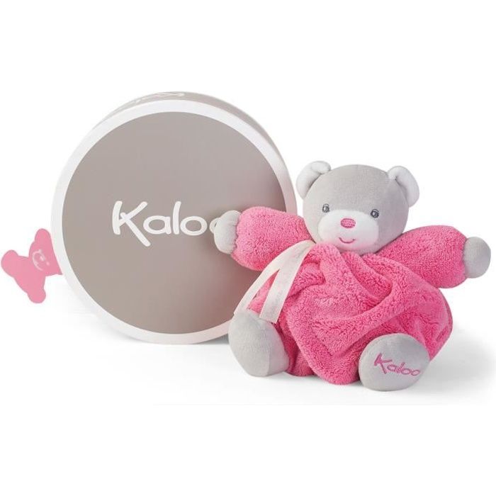 Kaloo Plume : Patapouf ourson framboise (Petit) aille Unique Coloris Unique