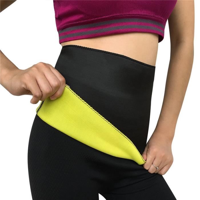 1pcs Ceinture de sudation neoprene - minceur et ventre plat en néoprène fitness -taille L