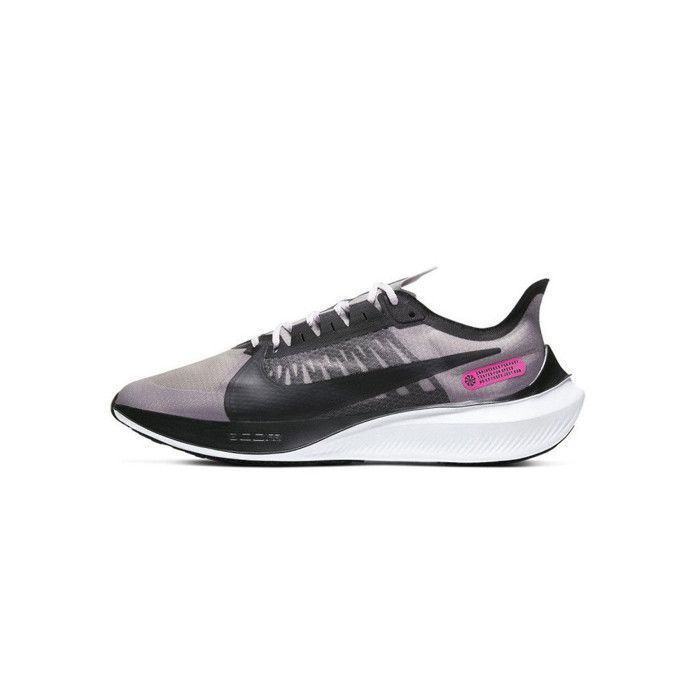 Basket Nike AIR ZOOM GRAVITY - Réf. BQ3202-006. Couleur : Gris, Noir, Rose. Détails. - Tige en textile et en synthétique. - L'unité