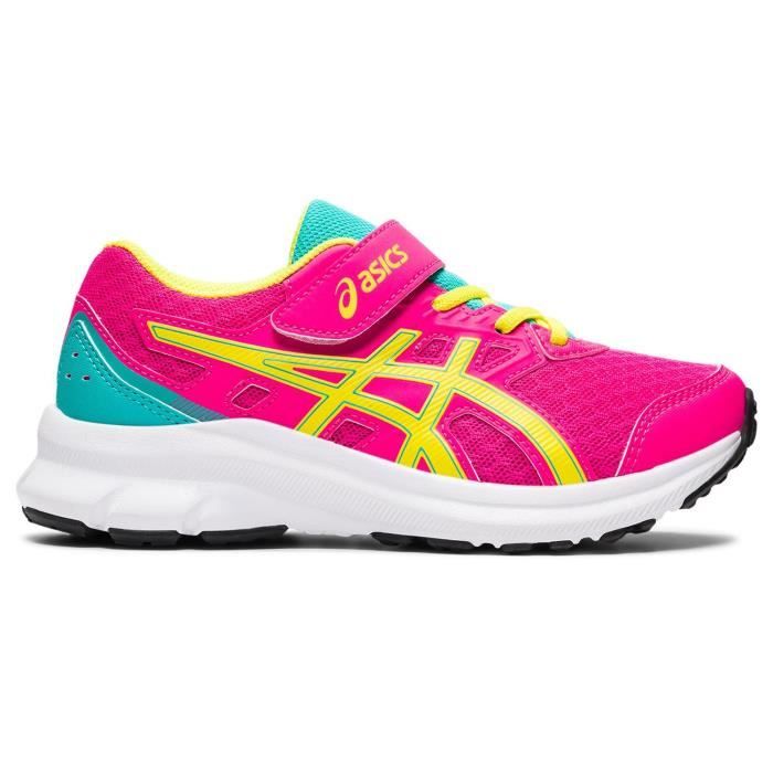 Chaussures de multisports, ASICS, Jolt 3 PS - Pink Glo/Yuzu, Fille