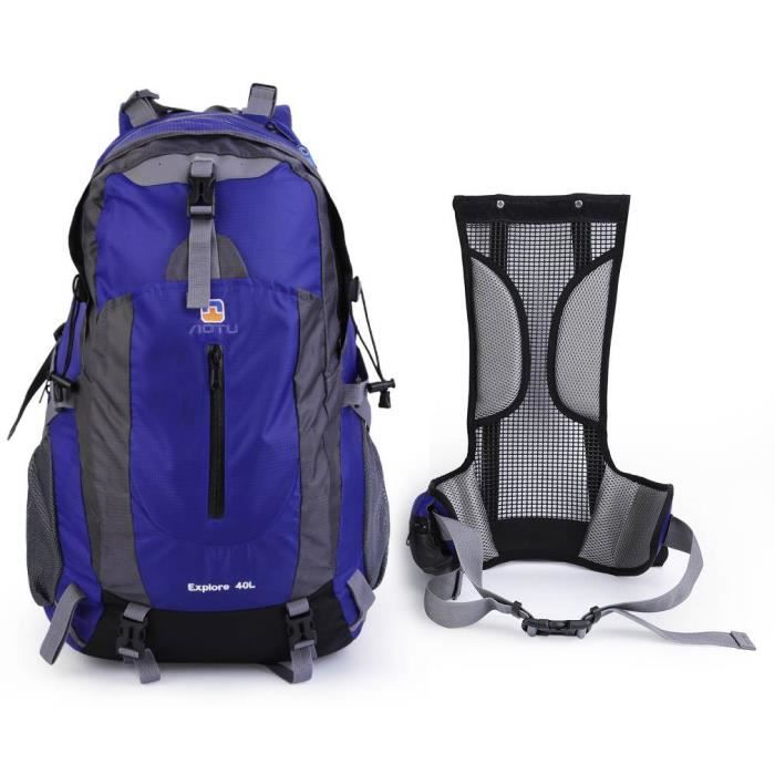 Sac à Dos de Voyage et Randonnée Compact Ultra-Léger Imperméable , Sac à Dos de Camping Pliable 40L, Sac à Dos de Sport en Plein Air