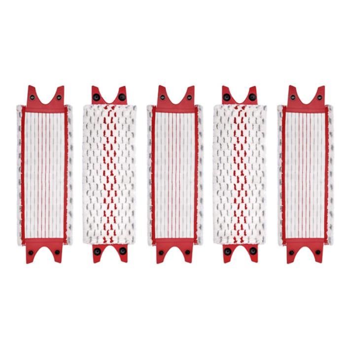 5 PièCes SéRies Compatibles avec Vileda Ultramax Vadrouille de Remplacement en Microfibre PulvéRisation TêTe de Vadrouille Plate