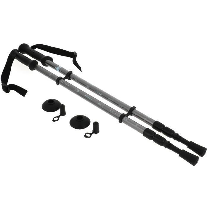 Bâtons de marche vendus à la paire Batons transduo graphite - Trespass UNI Argent Métalisé
