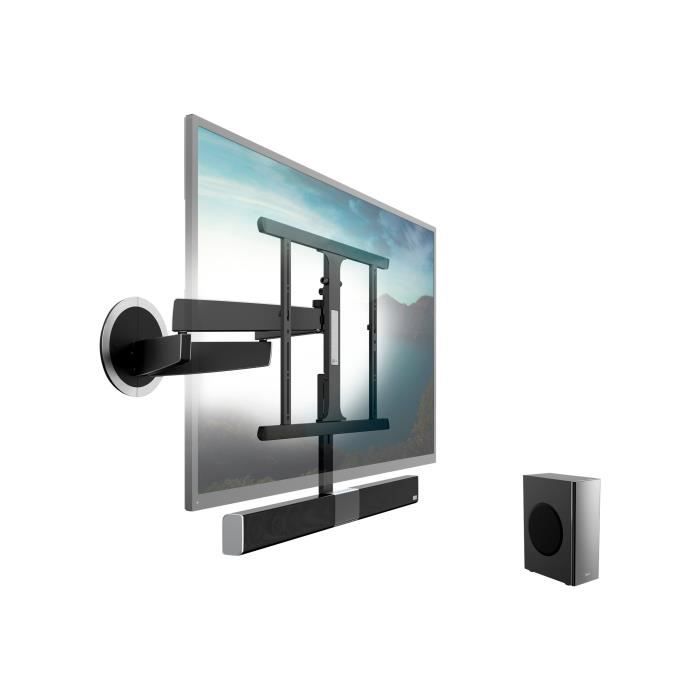 Vogel's SoundMount NEXT 8365 Kit de montage (fixation murale à mouvement libre) pour écran plasma - LCD aluminium, chrome noir…