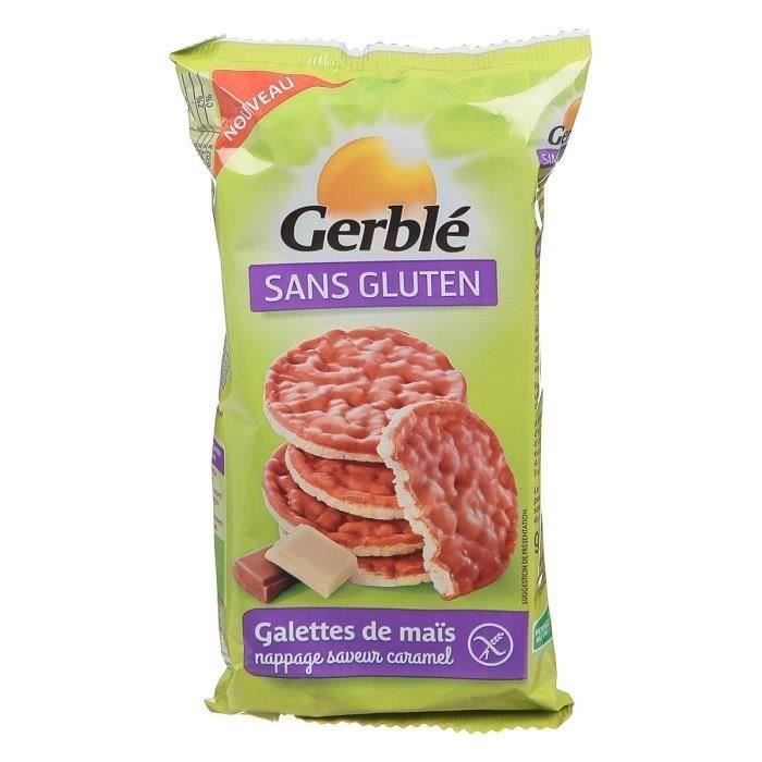GERBLE Galettes de Maïs Saveur Caramel Sans Gluten - 95 g