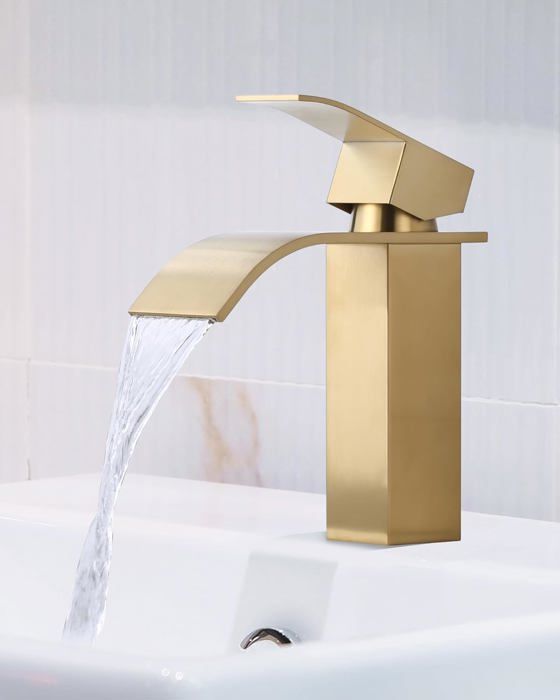 Robinet De Lavabo,Robinet Cascade Pour Salle De Bain,Mitigeur De Salle De Bain,Chrome Vintage Mitigeur Monocommande,Chaude Et Froide Réglable De Mitigeur Lavabo, Chromé