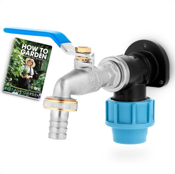 Robinet de jardin, extérieur 1/2, universel, résistant au gel, en laiton, robinet de jardin extérieur, raccord de tuyau et bande d'étanchéité Robinet de jardin, extérieur 1/2, universel, résistant au gel, en laiton, robinet de jardin extérieur, raccord de tuyau et bande d'étanchéité