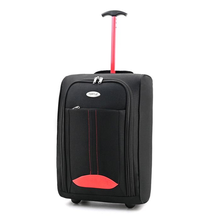 Valise à Roulettes Orlando 2 Roues – Taille M, 63 Cm, Noir, Souple