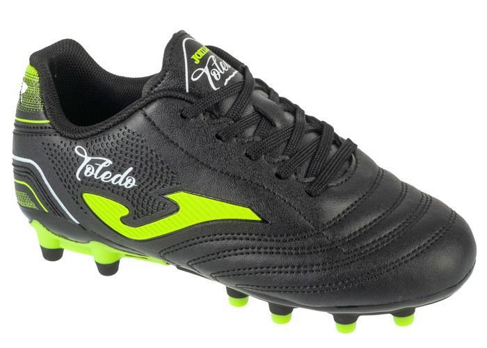 Chaussures de football pour un garçon - Noir - Joma Toledo Jr 25 TOJS FG