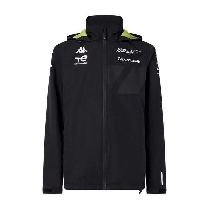 Veste de pluie Adverzipo Peugeot Sport Noir F1 Unisexe