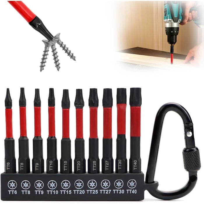 Acheter Assort. embouts clé à chocs, 9 pcs, hex., 1/2 po