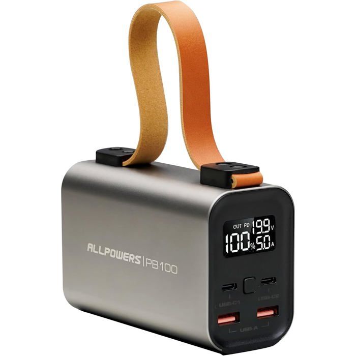 Batterie Externe Solaire 26800mAh 45W - Power Bank Avec Charge Rapide USB-C, Sans Fil, Lampe Torche - Pour Téléphone, Camping