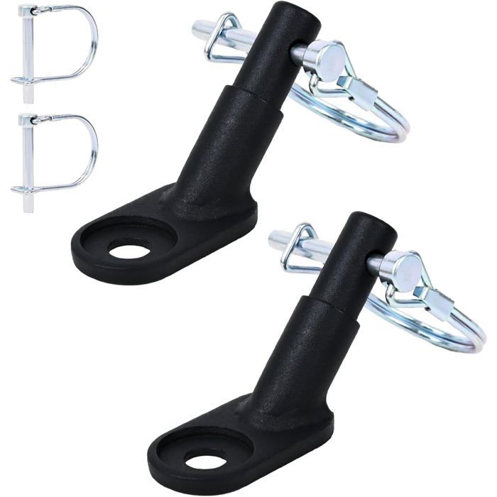 Attelage De Remorque Pour Vélo - Adaptateur Coupleur Universel En Acier Noir - Neuf
