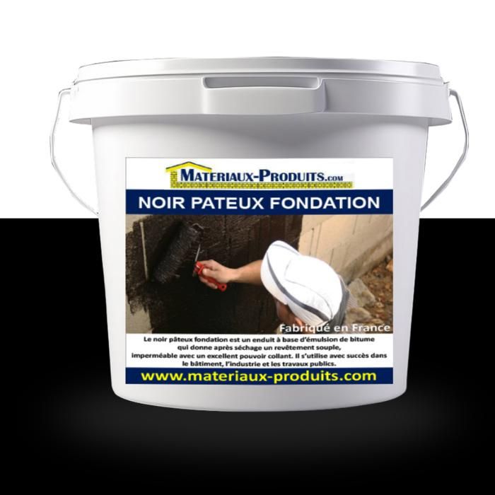 Noir pâteux fondation Pot de 5 Kg Noir