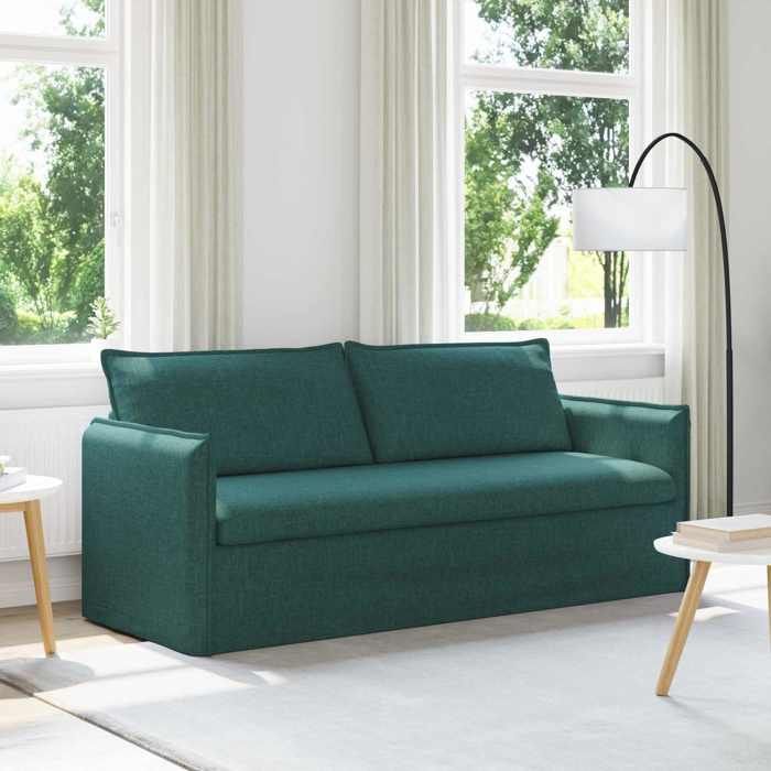 NEW 2026 Canapé moderne - Design ergonomique - pour salon - Vert foncé 196x82x85 cm L1786