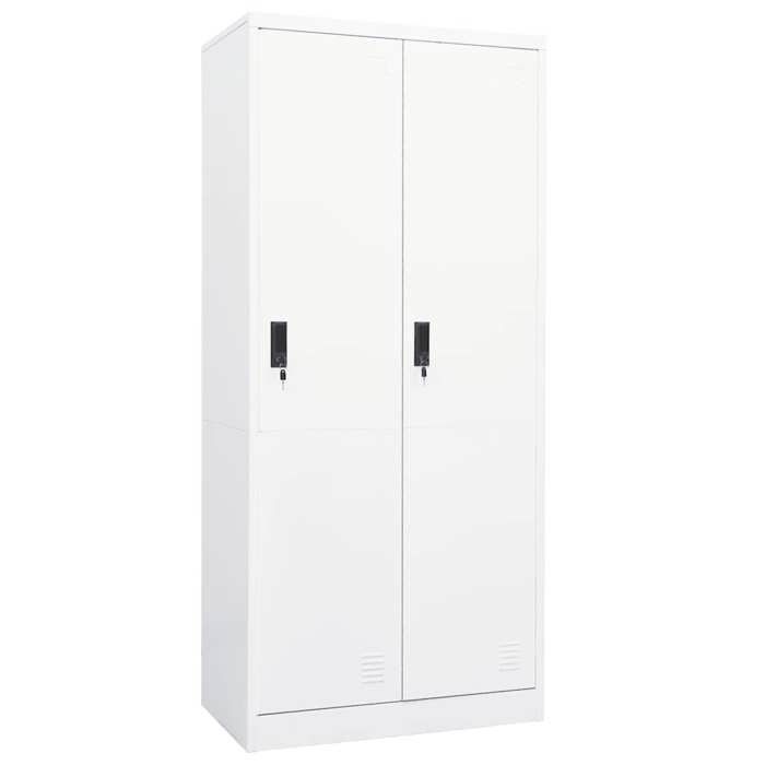 (Vente chaude)Suport vêtements 1 PC - SWEETY - Garde-robe moderne - Blanc 80x50x180cm Acier548166