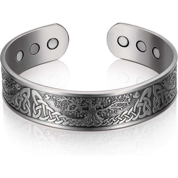 Bracelet Magnétique En Cuivre Rouge Pour Homme Femme Bracelet En Cuivre Bracelet DÉnergie Magnétique Solide Avec 6 Aimants [PP158]