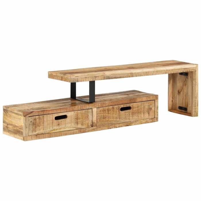 Meuble TV bois massif de manguier_2 ans garantie_21249