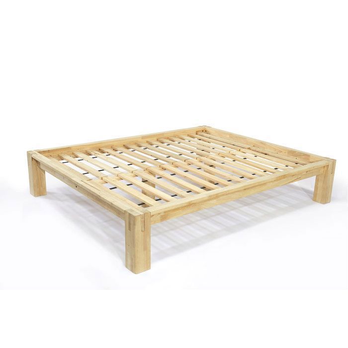 Lit Tokio 200x160x40 cm – Design japonais en bois massif écologique Lit Tokio 200x160x40 cm – Design japonais en bois massif écologique