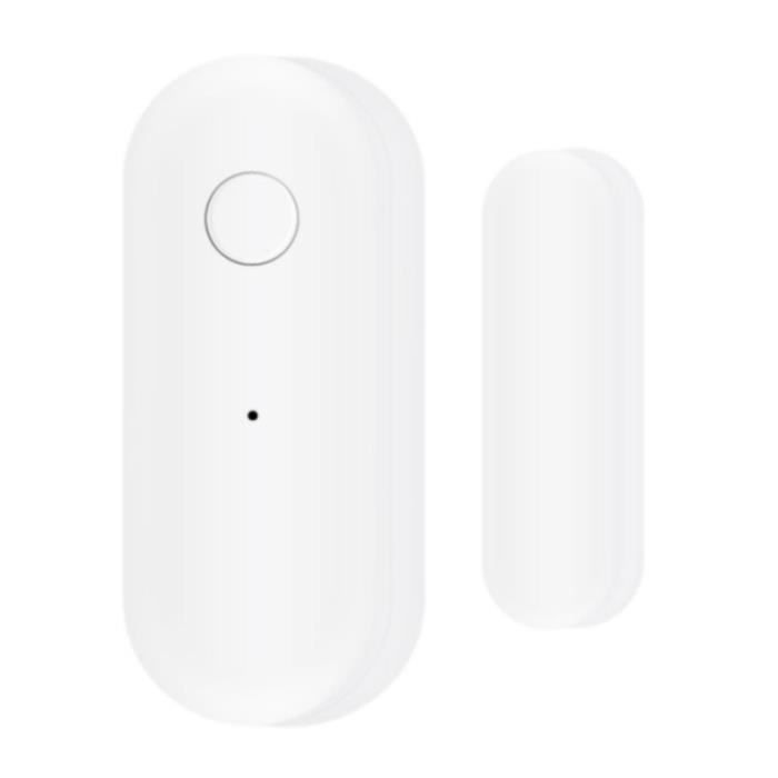 Capteur Intelligent Tuya Pour Porte Et Fenêtre - Compatible WiFi, Alexa Et Google Home - Détecteur D’ouverture - Alarme Sécurité