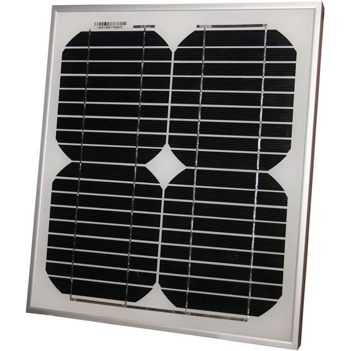 Panneau Solaire Monocristallin 170W 18V Pour Camping-car, Bateau, Site Isolé