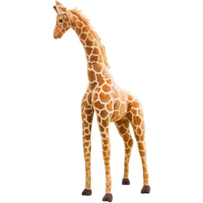 Peluche Girafe miel et écru