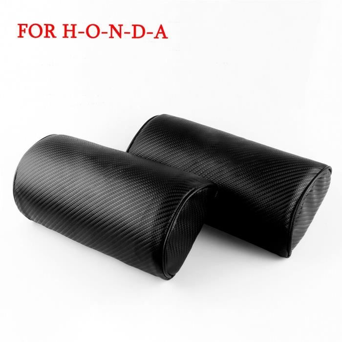 2 Coussins De Cou Appuie-tête Pour Peugeot - Compatible 1995-2025, Cuir Noir