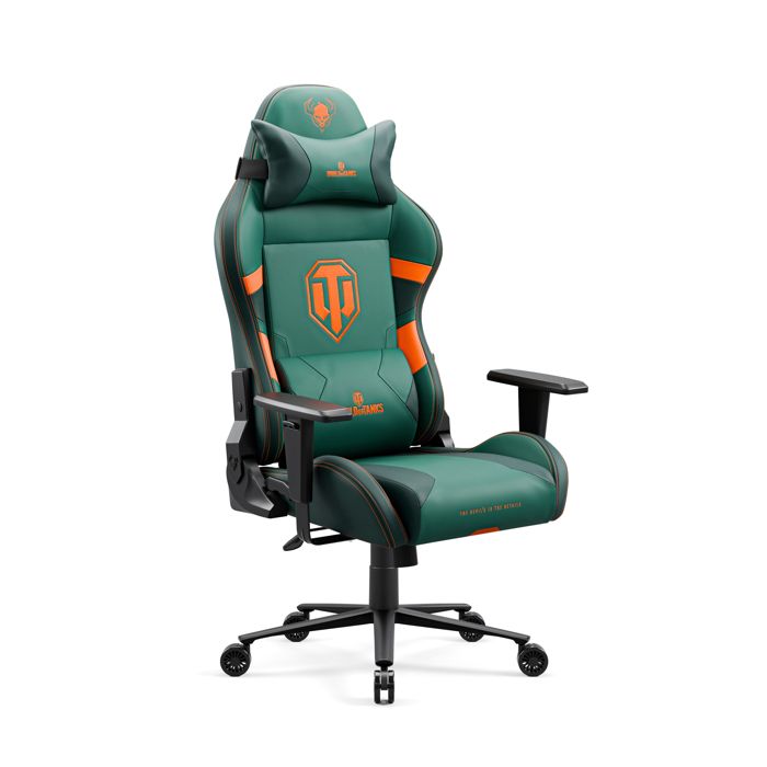 Diablo X-One 2.0 Chaise De Gaming Gamer Fauteuil Siege De Bureau Accoudoirs Réglables Design Ergonomique (World of Tanks, Normal)