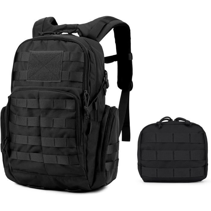 HUNTVP 40L Sac à Dos Militaire Tactique Molle Grande Capacité Sac de Multifonction Homme pour Voyage Excursion Camping Randonnée Trekking Cyclisme Escalade Sport Chasse