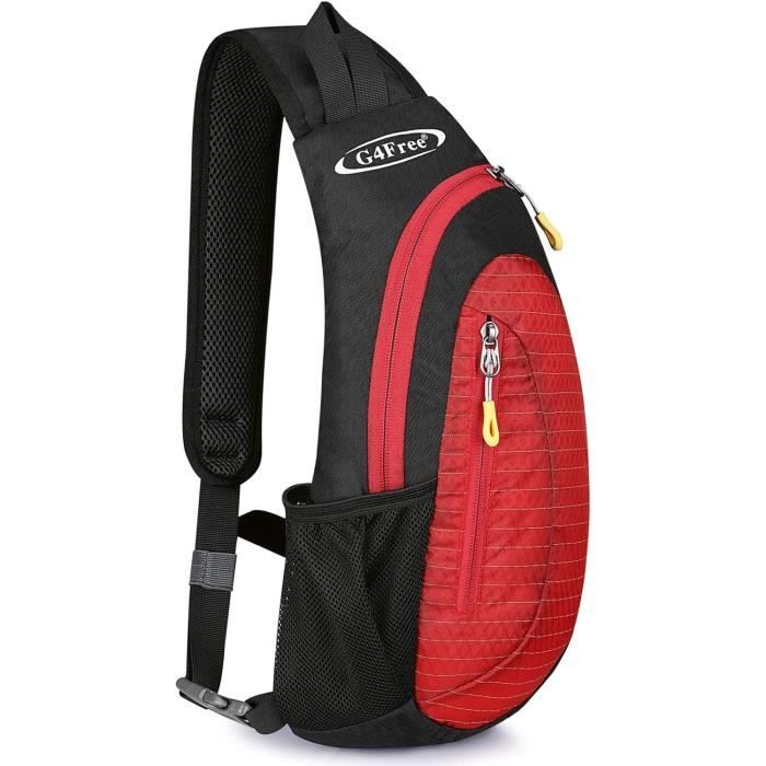 Sac À Dos Bandoulière Sac Poitrine Léger Petit Pour Sport Randonnée