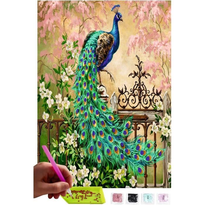 Diamond Painting Superman 30x40 Cm - Kit Complet 5D, Peinture à Diamants Pour Adultes, DIY Déco